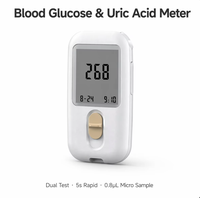 Analyseur d'urine vétérinaire portable, analyseur d'acide urique/de glucose, contient une bandelette de test, certifié CE, pour animaux, chien, chat