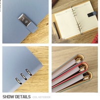 Agenda promotionnel 2027 : Planificateur hebdomadaire avec couverture personnalisée en cuir PU, carnet de notes en cuir en stock, journal intime