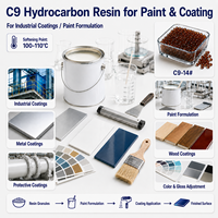 Résine hydrocarburee YAHUA C9 (résine pétrolière) pour applications industrielles de peinture et de revêtement, pureté 99 %, granulés solides