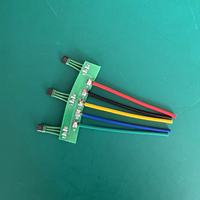 Motor Rim Brushless 350-1000W untuk Sepeda Listrik, Plat Hall Mid-Reverse 60 Derajat Original Dua Roda dengan Kabel