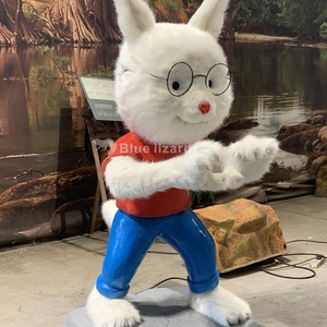 Modelo de simulación de parque interior exhibiciones dibujos animados personalizados lindo animatronic Animal <span class=keywords><strong>Hombre</strong></span> <span class=keywords><strong>Lobo</strong></span> niño a la venta - Product Image 3