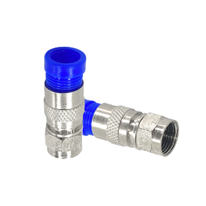 Teknologi terbaru smart RG59 <span class=keywords><strong>RG11</strong></span> kompresi RF kabel koaksial steker untuk TV RG6 <span class=keywords><strong>F</strong></span> tipe konektor RG 6 - Product Image 2