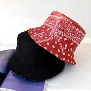 <span class=keywords><strong>Sombrero</strong></span> Retro con estampado de flores de anacardo, Panamá, moderno, plegable, doble cara, personalidad, Bob - Product Image 4