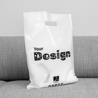 Sacs de marchandises de remerciement Sacs à provisions de remerciement en plastique réutilisables extra épais avec poignée pour cadeaux