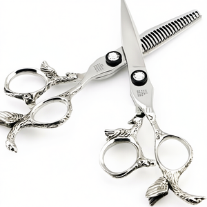 Kit de tijeras de peluquería profesional, conjunto de tijeras de acero inoxidable para cortar cabello y peluquero - Product Image 1