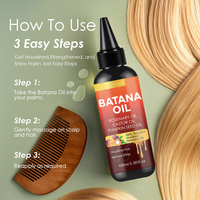 Huile de soin capillaire Batana pour la croissance des cheveux et le soin du cuir chevelu, pure, biologique, naturelle, prévention de la perte de cheveux