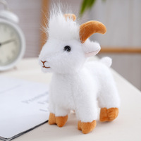 Porte-clés Mascotte du Chinois Nouvel An 2027, An de la Chèvre, Poupée en Peluche, Mini Jouet Animal en Peluche, Breloque de Sac, Pendentif