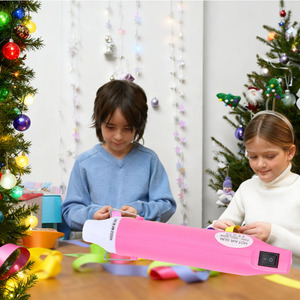 Pistola <span class=keywords><strong>de</strong></span> Aire Caliente Rosa <span class=keywords><strong>de</strong></span> 110V Estándar Estadounidense - Agarre Antideslizante Herramienta <span class=keywords><strong>de</strong></span> 300W para Hacer Velas y Repujado - Product Image 6