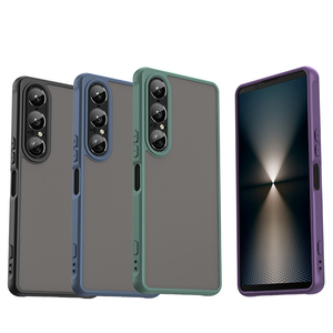 Per <span class=keywords><strong>Sony</strong></span> <span class=keywords><strong>Xperia</strong></span> 1 VII custodia per telefono traslucido opaco posteriore e TPU lato custodia antiurto - Product Image 2