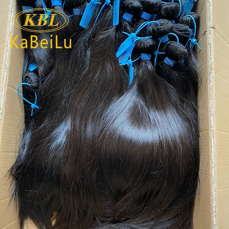 Free shipping KBL Double drawn hair with raw hair material , USA good feedback hair business for back women