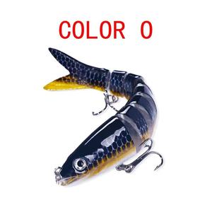 Leurres de pêche personnalisés à 8 segments pour lancer longue distance, avec sonnette, pour la pêche au bar et au dourade - Matériau ABS, pêche en eau douce et en mer - Product Image 6
