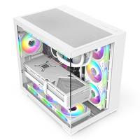 OEM ODM kustom Gaming komputer Case ATX Desktop kabinet kaca antigores PC menara game Casing komputer