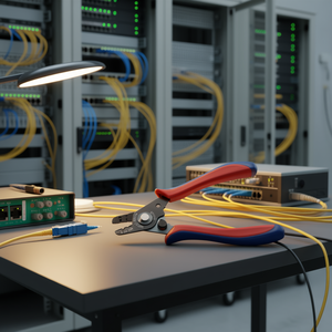 Pince à dénuder les câbles à fibres optiques 0,125-0,25 mm, dénudeur de précision pour l'installation des télécommunications - Product Image 3