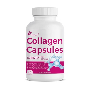 Multi collagene <span class=keywords><strong>Peptide</strong></span> capsule per capelli di pelle unghie e supporto congiunto integratore OEM Private Label GMP certificato - Product Image 1