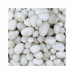 Newstar Natural Outdoor Decorative <strong>Pebbles</strong> Indoor High Polished Vases <strong>Coloured</strong> Stones <strong>Pebbles</strong> White Cobble &amp; <strong>Pebble</strong> Stones - Product Image 1