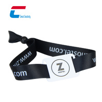 Pulsera RFID de Tela Desechable con Chip NFC para Control de Acceso a Eventos y Festivales Musicales, Identificación de Visitantes