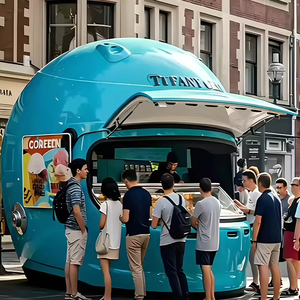 Carrito de Venta Personalizable <span class=keywords><strong>con</strong></span> Cabina para Teléfono Móvil para Venta de Dulces y Papas Fritas en Mercados Nocturnos - Marca Personalizada para Negocios de Alimentos y Bebidas - Product Image 5