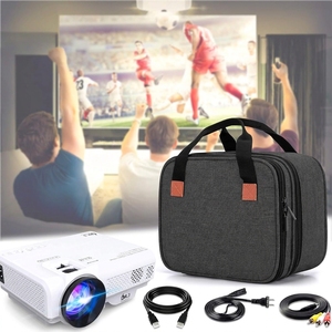 Borsa Personalizzata per Proiettore <span class=keywords><strong>DR</strong></span>.J Mini e Accessori, Borsa Organizer a Doppio Strato per Proiettore (Solo Borsa) - Product Image 5