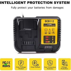 Chargeur de batterie Lithium-Ion de remplacement pour Dewalt DCB112 12V-20V Max DCB101 DCB105 DCB107 DCB115 - Product Image 6