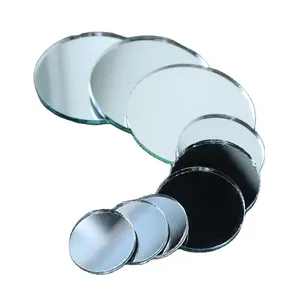 1,3mm 1,5mm redondo cuadrado pequeño personalizado tamaño de corte círculo decorativa de vidrio espejo