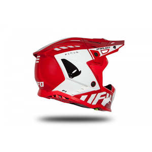Casco Moto Flip-Up ECHUS Classico Rosso/Bianco Taglia XL Design con Doppia Visiera per Motociclismo Prodotto in Italia Modello HE170L-2313 - Product Image 2