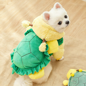Nueva Idea de regalo de Venta caliente, estilo <span class=keywords><strong>Tortuga</strong></span>, divertido disfraz de fiesta para perros y gatos, ropa cálida de poliéster en Stock - Product Image 3