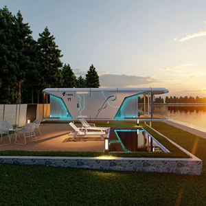 Phòng khám phẫu thuật di động-vô trùng hoặc với móc nối khí y tế & được cài đặt sẵn với giá đỡ máy chủ thời tiết & khu vực họp - Product Image 1