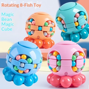 <span class=keywords><strong>Cubo</strong></span> Mágico <span class=keywords><strong>de</strong></span> Pulpo para Niños, Juguete Sensorial Giratorio <span class=keywords><strong>de</strong></span> Dedo, Rompecabezas <span class=keywords><strong>de</strong></span> Descompresión para Aprendizaje Temprano, Regalo - Product Image 1