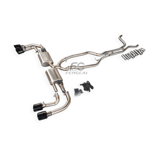 ท่อไอเสียสมรรถนะสูงพร้อมวาล์วควบคุม สำหรับรถปอร์เช่ คาเยนน์ 958.1 4.8L <span class=keywords><strong>V8</strong></span> ปี 2011-2014 ระบบวาล์วทรอนิกส์แบบ Catback - Product Image 6
