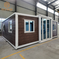 Maisons préfabriquées de luxe 20ft 40ft, 2 chambres, modulaires, mobiles, mini-maisons extensibles, maisons conteneurs
