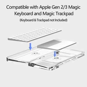 Teclado mágico acrílico y soporte para trackpad compatible con teclados mágicos Apple Gen 2/3 y teclado trackpads - Product Image 3
