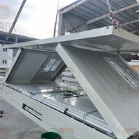 Conteneur personnalisé, soudage automatique, conteneur préfabriqué, mini-maison pour centre commercial, rue