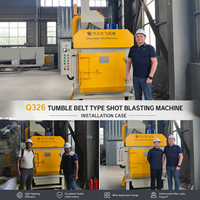 Machine de sablage à bande rotative Q326 pour le nettoyage des pièces moulées en fonte et l'élimination du sable de fonderie