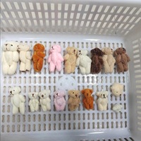 HY Kawaii Mini ours en peluche de 4,5 cm, jouets en peluche, mini panda en peluche de 6 cm