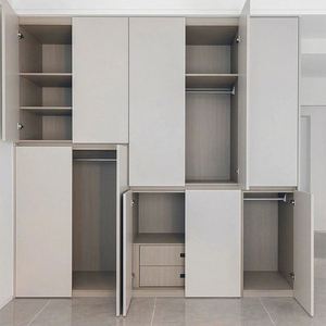 Ensemble de meubles de rangement pour dressing, armoire en bois au design moderne pour chambre à coucher - Product Image 6