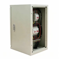 Boîtier de distribution ATS industriel double alimentation, étanche IP55, taille personnalisée 10A-400A, 380V 400V, équipement électrique