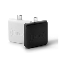 Lector de Tarjetas LF de 134.2kHz/125kHz ISO 11784/5 FDX-B EMID, Plug&Play para Teléfonos Android, Puerto Tipo-C, Material ABS, Lector de Bolsillo Pequeño