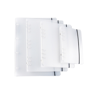 A4/A5/A6/A7/B5 PP mờ mờ máy tính xách tay bì<span class=keywords><strong>a</strong></span> đen nhự<span class=keywords><strong>a</strong></span> kế hoạch Bì<span class=keywords><strong>a</strong></span> bảo vệ cho lá lỏng lẻo thư mục cho món quà Cách sử dụng - Product Image 1