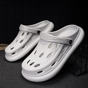 Guru <b>Clogs</b> One Piece Molded EVA Thick Sole 4Cm Heel Anti Slip Men Summer Garden Beach Sandals - Product Image 1