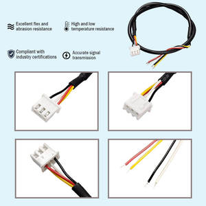 Câble électronique personnalisé avec connecteur adaptateur JST XH 3 broches, faisceau de câbles en alliage d'aluminium, isolation en PVC, 400 mm - Product Image 2