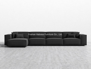 Sofás de Diseño Moderno Italiano, Muebles de Sala de Estar, Sofá Modular de Tela de Lujo - Product Image 2