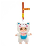 Porte-clés en peluche personnalisés OEM – Animaux en peluche (chat, lapin, souris, ours) – Cadeau d'anniversaire anti-stress 100 % polyester