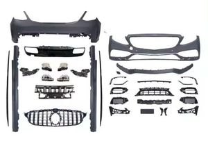 Kit carrosserie pour <span class=keywords><strong>Mercedes</strong></span>-benz <span class=keywords><strong>Classe</strong></span> <span class=keywords><strong>C</strong></span> W205 2015-2018 à <span class=keywords><strong>2019</strong></span> amg comprenant pare-chocs avant et arrière avec calandre, jupes latérales, capot - Product Image 2