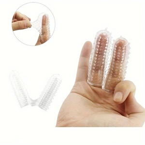 Maniche per le dita, <span class=keywords><strong>stimolatore</strong></span> del clitoride del punto G manica per le dita in Silicone morbido giocattolo stimolazione per le donne - Product Image 6