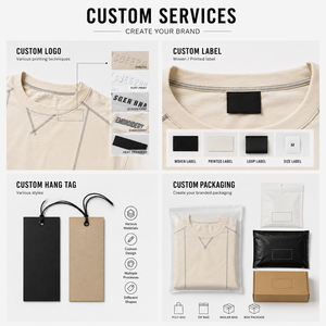 Camiseta Blanca Premium Personalizada para Hombre, de Algodón Grueso, Talla Grande, Marca Privada, Ropa Urbana - Product Image 3
