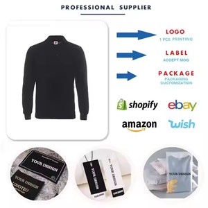 Camisas Polo de golf de manga larga para hombre al por mayor-Camisas con cuello bordadas y logotipo personalizado - Product Image 5