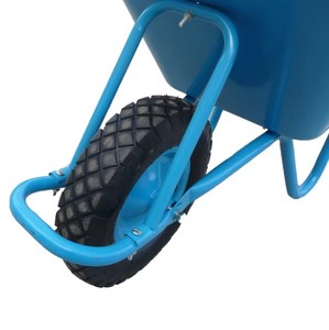 WB6404H Brouette industrielle en acier avec roue pneumatique pour outils de jardin de construction et de construction - Product Image 5