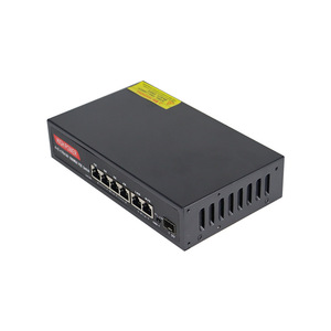 High Power 7 Port Gigabit PoE <b>Switch</b> 48V 1000Mbps Industrial <b>Network</b> For Monitoring And Ap - Product Image 2