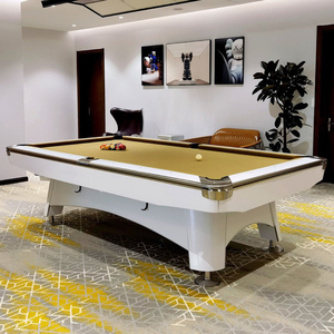 Torneo profesional 9ft 8ft Mesa de billar de alta calidad Carambola Unisex Pizarra <span class=keywords><strong>8</strong></span> bolas Mesa de billar Cuero de madera maciza Precio barato - Product Image 6