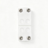 Connecteur Thermocouple en Céramique Blanche Type S/R Mini Mâle/Femelle pour Appareil de Laboratoire Four à Haute Température